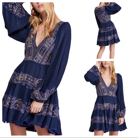 SALE $168 NWT Free People My Love Mini Indigo - Picture 3 of 8